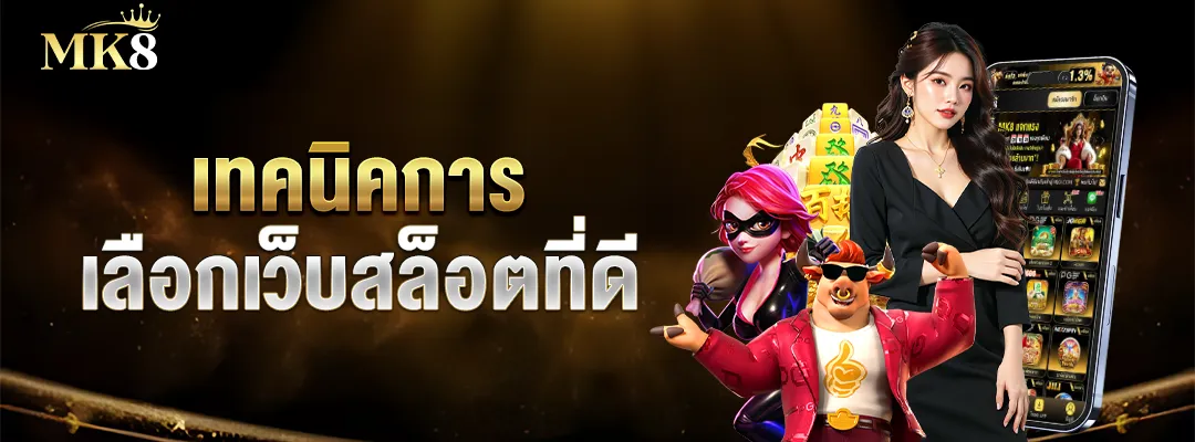 เทคนิคการเลือกเว็บสล็อตที่ดี MK8